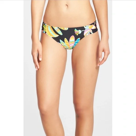NWD‎ Trina Turk [ 4 ] Tahitian Floral Shirred Side Hipster Bikini Bottom - Picture 14 of 14